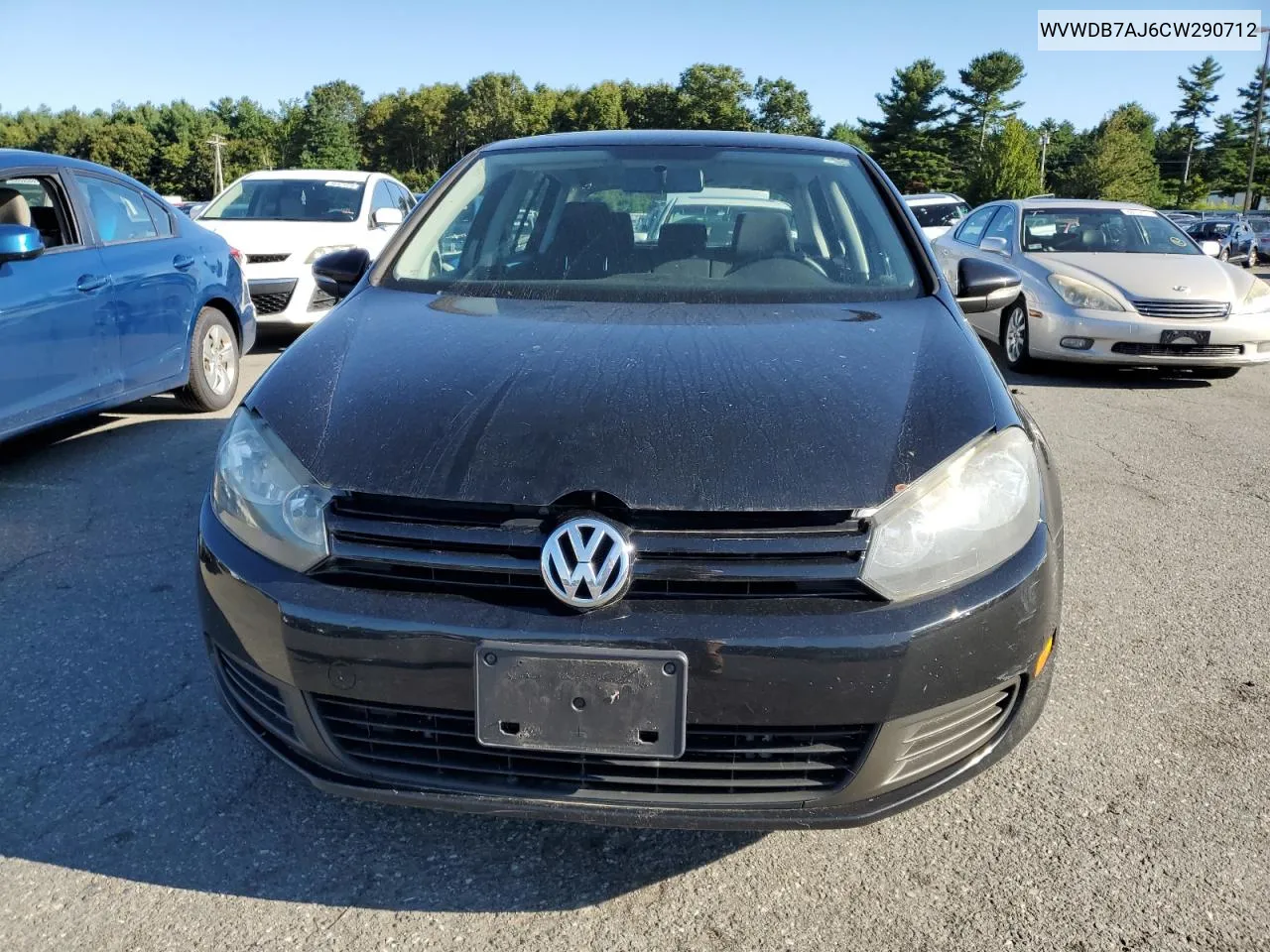 2012 Volkswagen Golf VIN: WVWDB7AJ6CW290712 Lot: 69467684