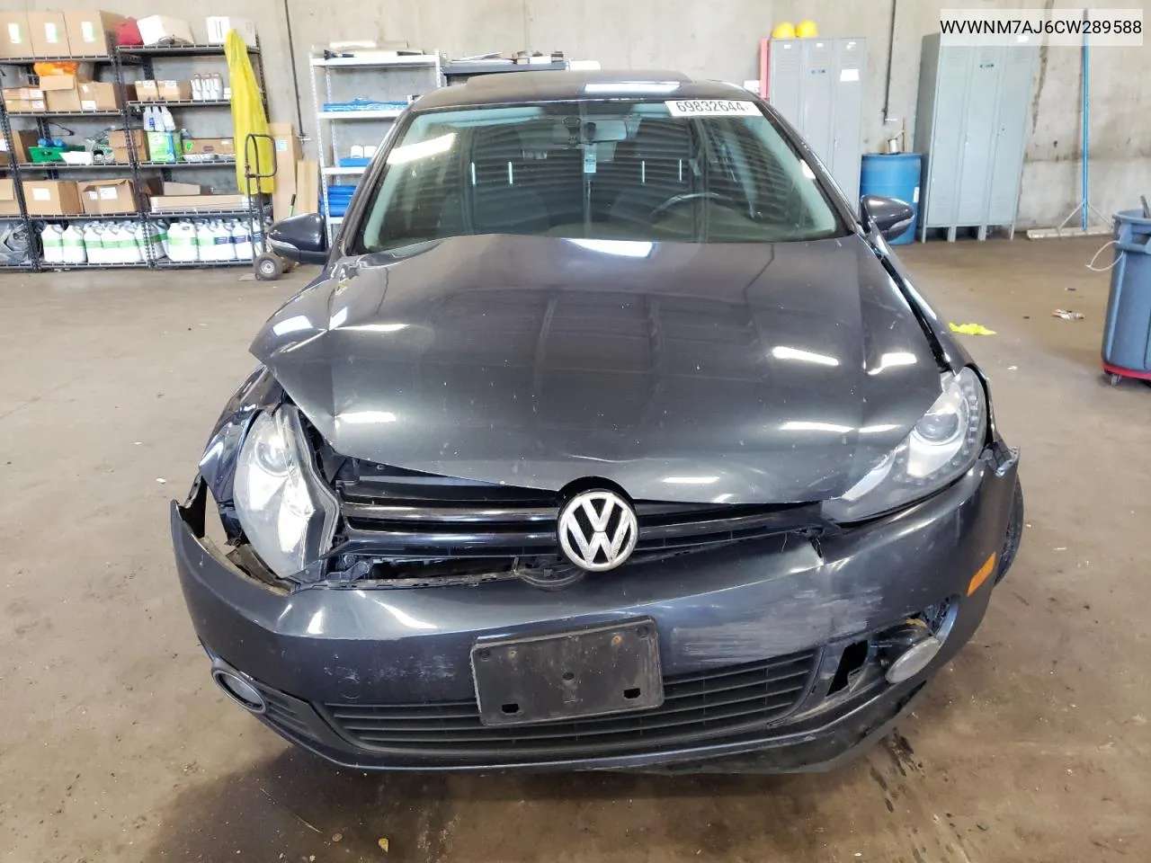 2012 Volkswagen Golf VIN: WVWNM7AJ6CW289588 Lot: 69832644