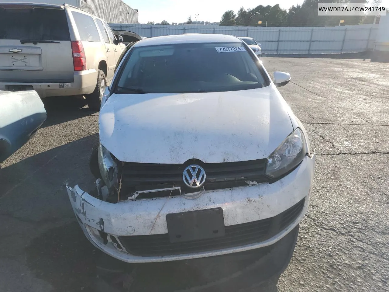 WVWDB7AJ4CW241749 2012 Volkswagen Golf