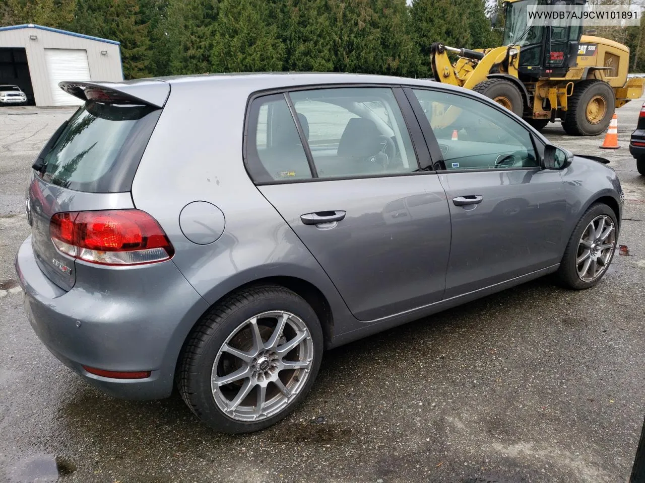 2012 Volkswagen Golf VIN: WVWDB7AJ9CW101891 Lot: 72824484