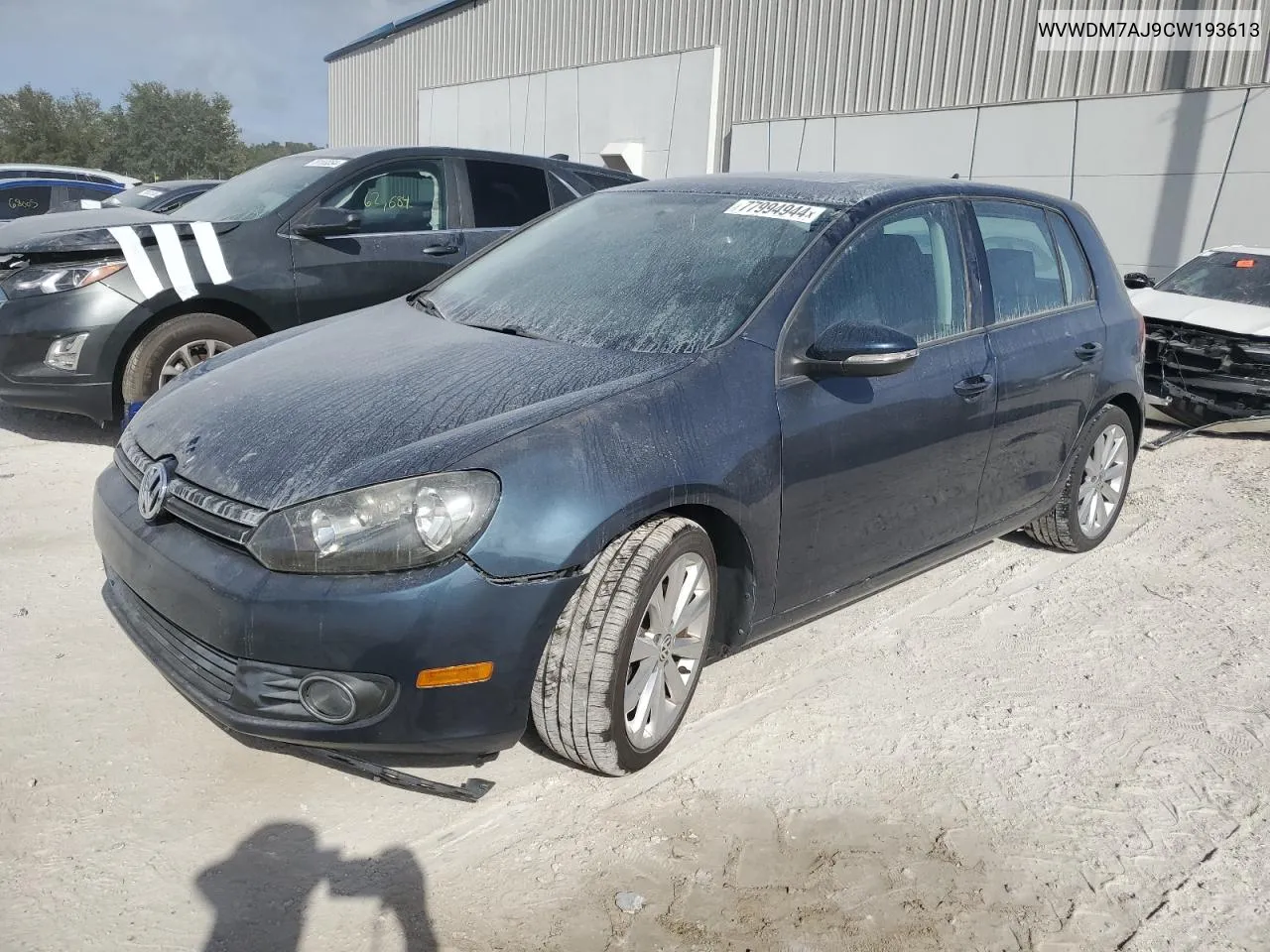 2012 Volkswagen Golf VIN: WVWDM7AJ9CW193613 Lot: 77994944