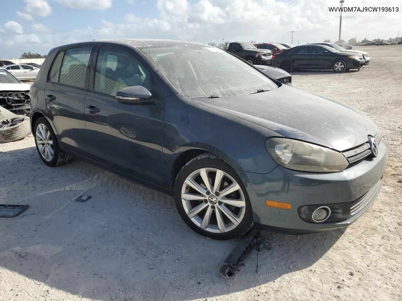 2012 Volkswagen Golf VIN: WVWDM7AJ9CW193613 Lot: 77994944