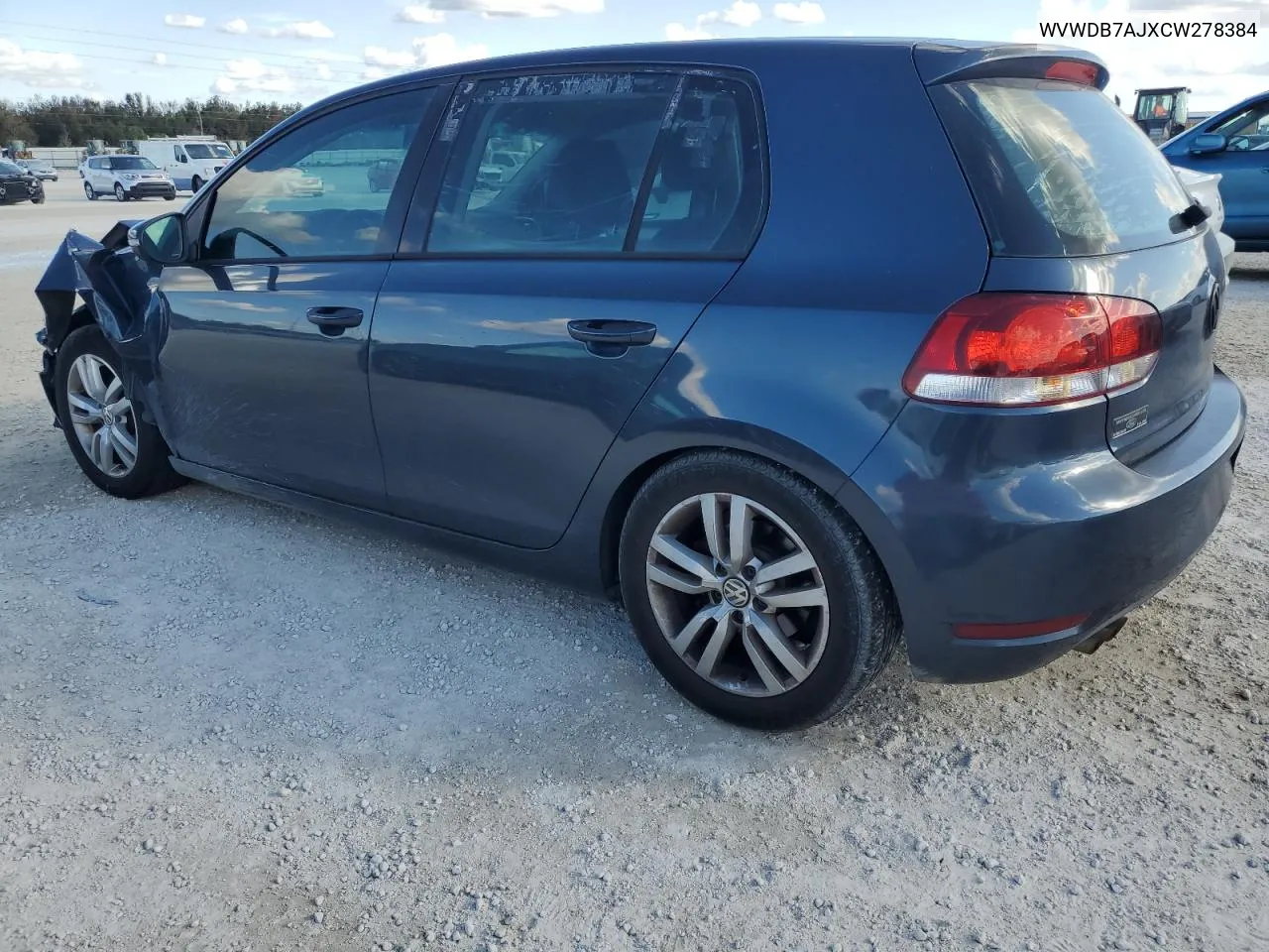 2012 Volkswagen Golf VIN: WVWDB7AJXCW278384 Lot: 78149174