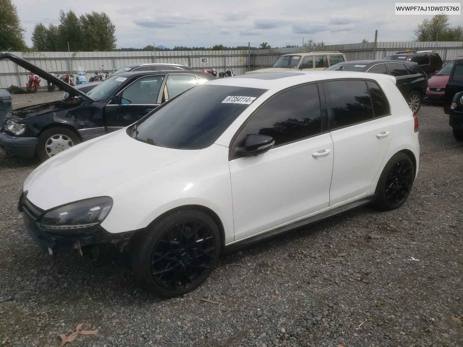 WVWPF7AJ1DW075760 2013 Volkswagen Golf R