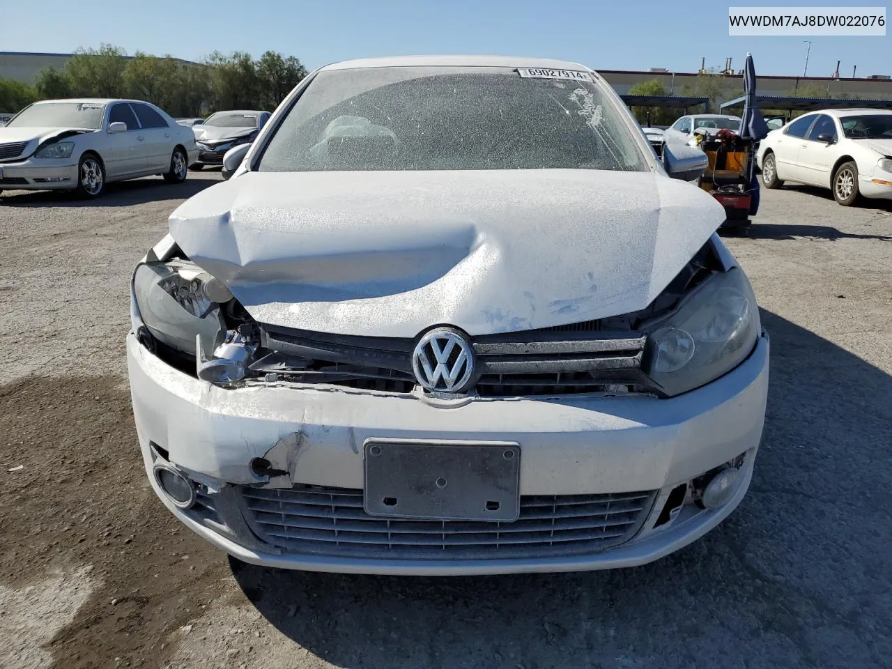 2013 Volkswagen Golf VIN: WVWDM7AJ8DW022076 Lot: 69027914