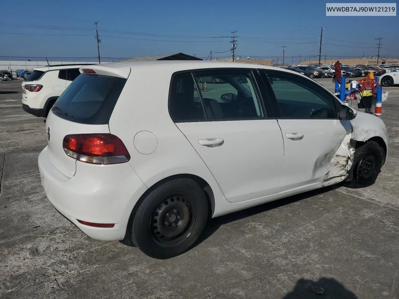 2013 Volkswagen Golf VIN: WVWDB7AJ9DW121219 Lot: 69654104