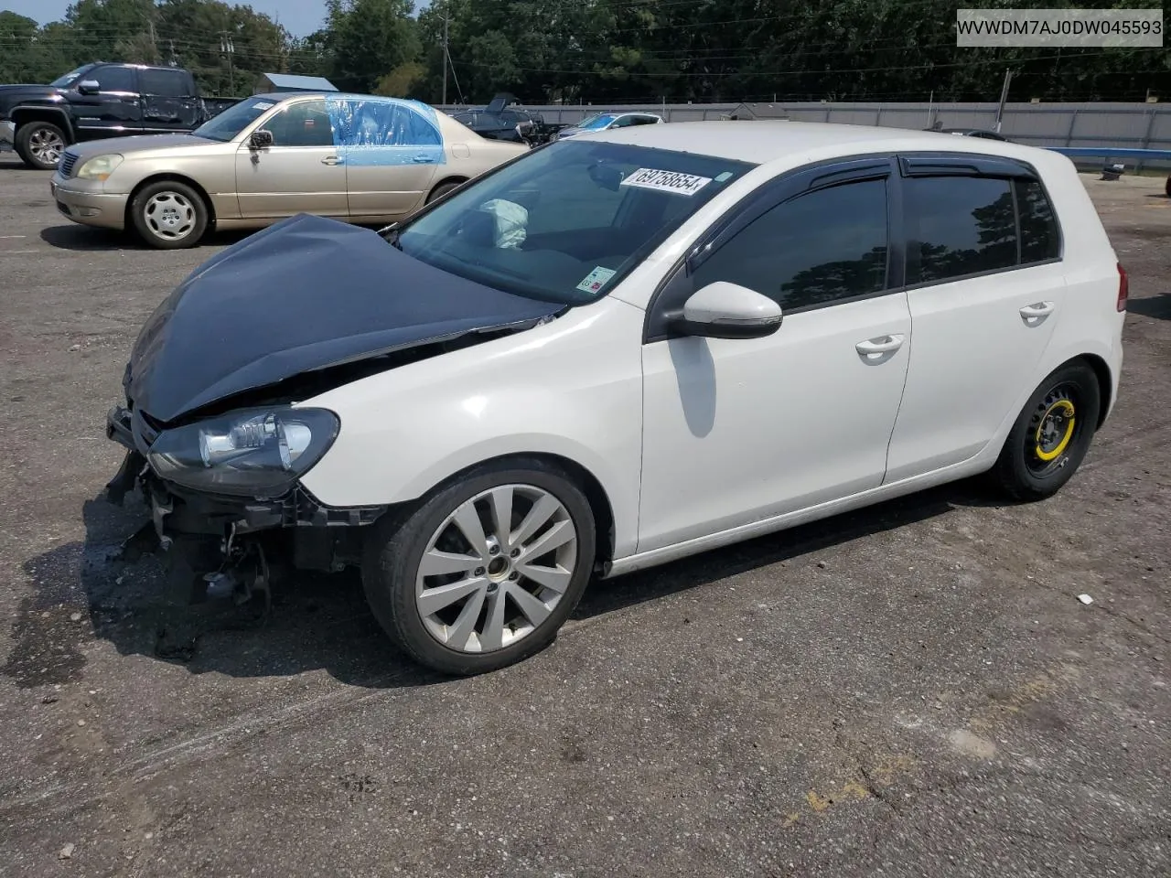 2013 Volkswagen Golf VIN: WVWDM7AJ0DW045593 Lot: 69758654