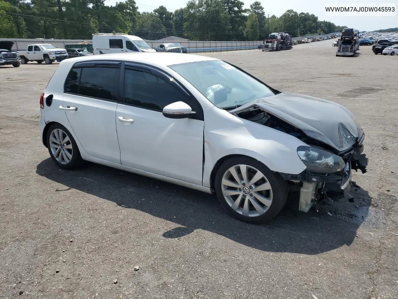 2013 Volkswagen Golf VIN: WVWDM7AJ0DW045593 Lot: 69758654