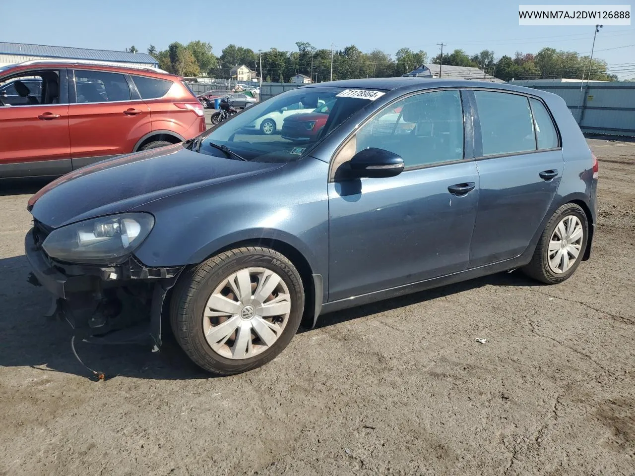 WVWNM7AJ2DW126888 2013 Volkswagen Golf