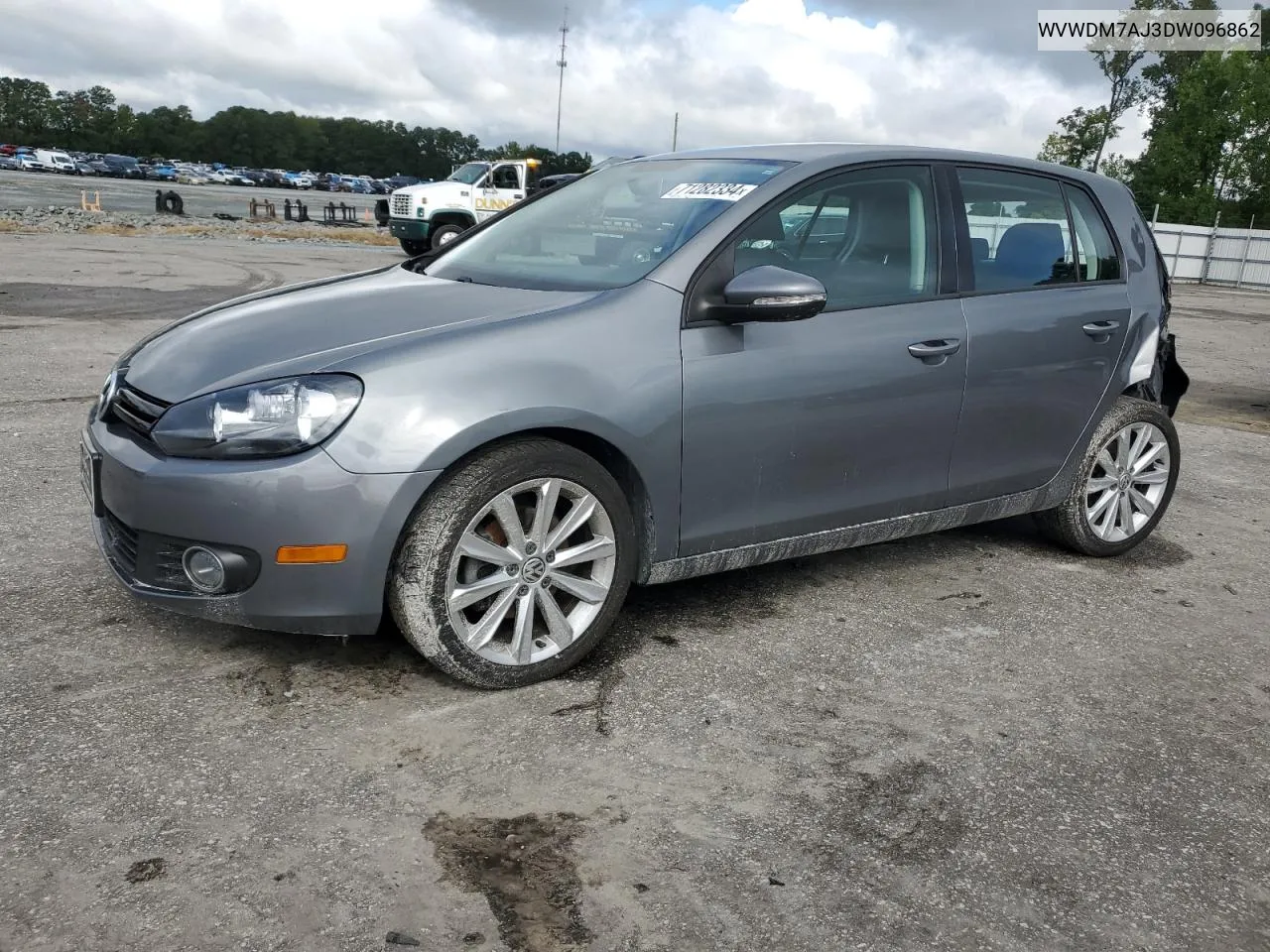 2013 Volkswagen Golf VIN: WVWDM7AJ3DW096862 Lot: 71282334