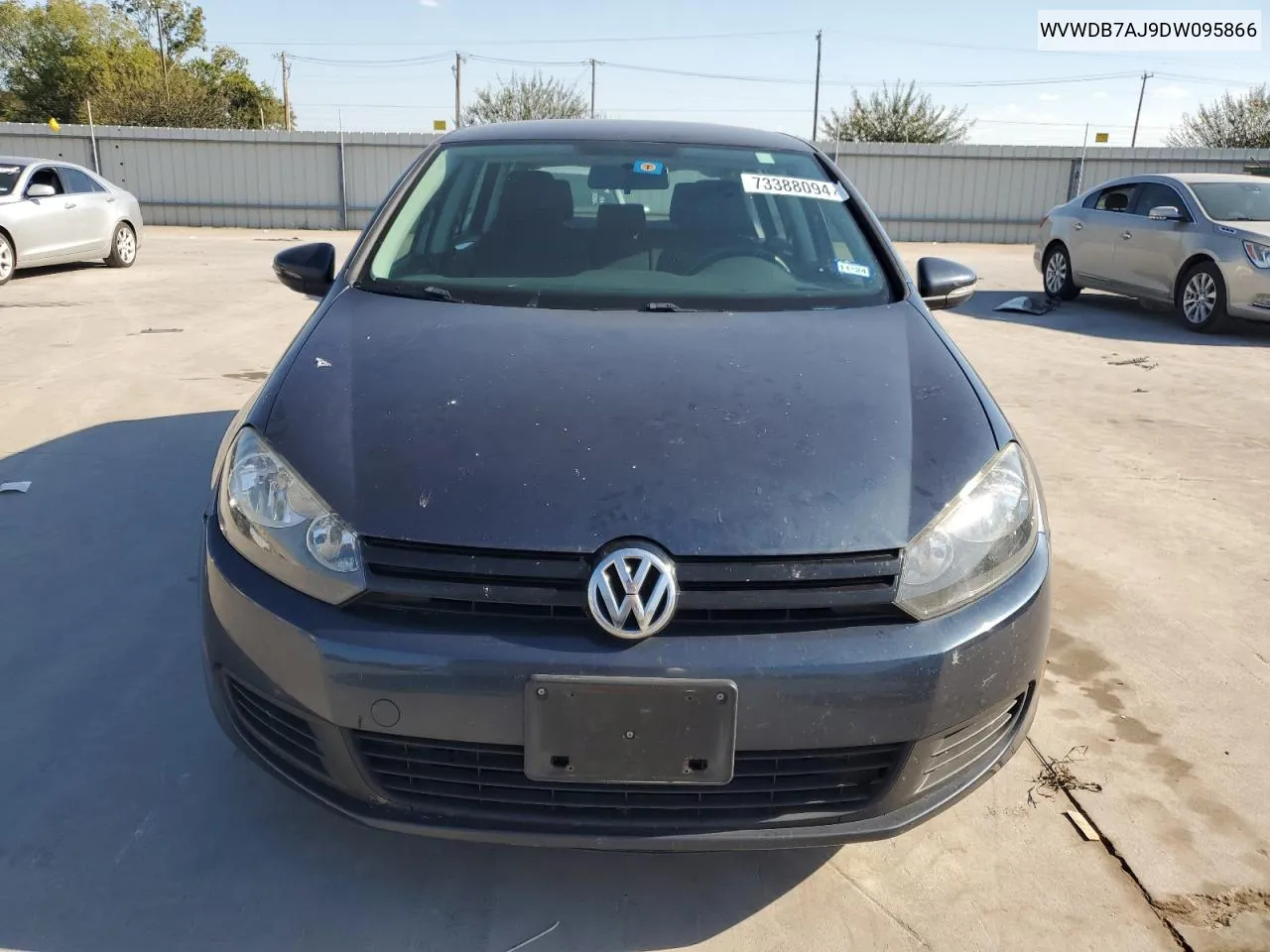 2013 Volkswagen Golf VIN: WVWDB7AJ9DW095866 Lot: 73388094