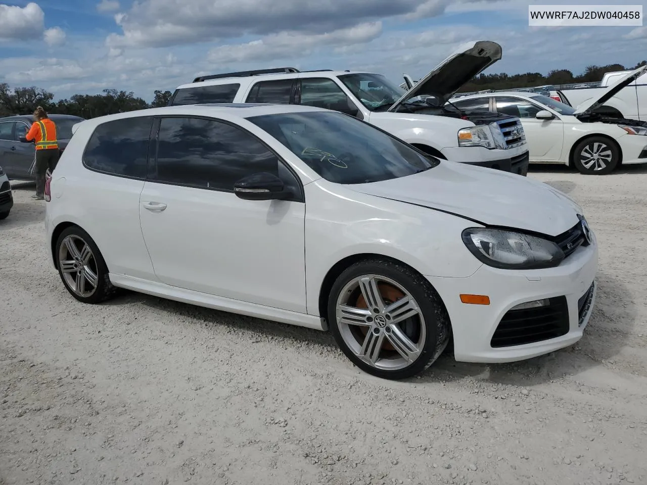 2013 Volkswagen Golf R VIN: WVWRF7AJ2DW040458 Lot: 74026624