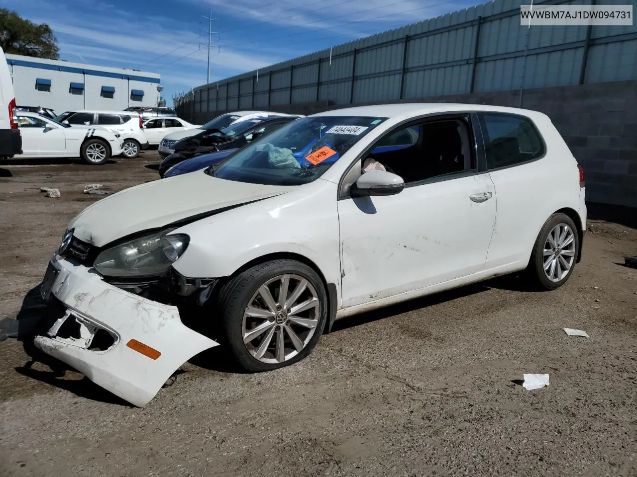 2013 Volkswagen Golf VIN: WVWBM7AJ1DW094731 Lot: 74845404