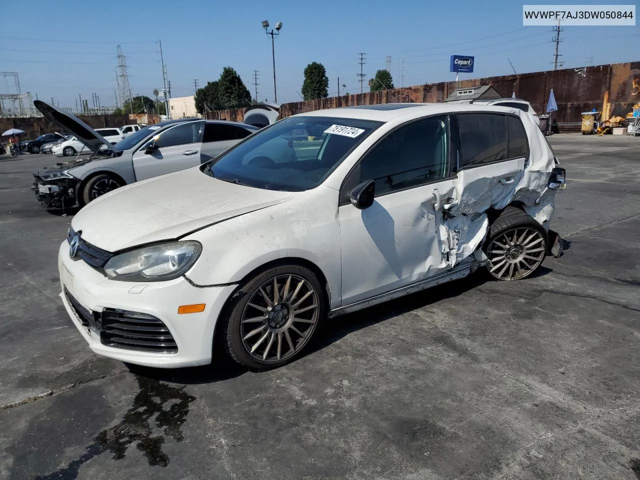 2013 Volkswagen Golf R VIN: WVWPF7AJ3DW050844 Lot: 75191724