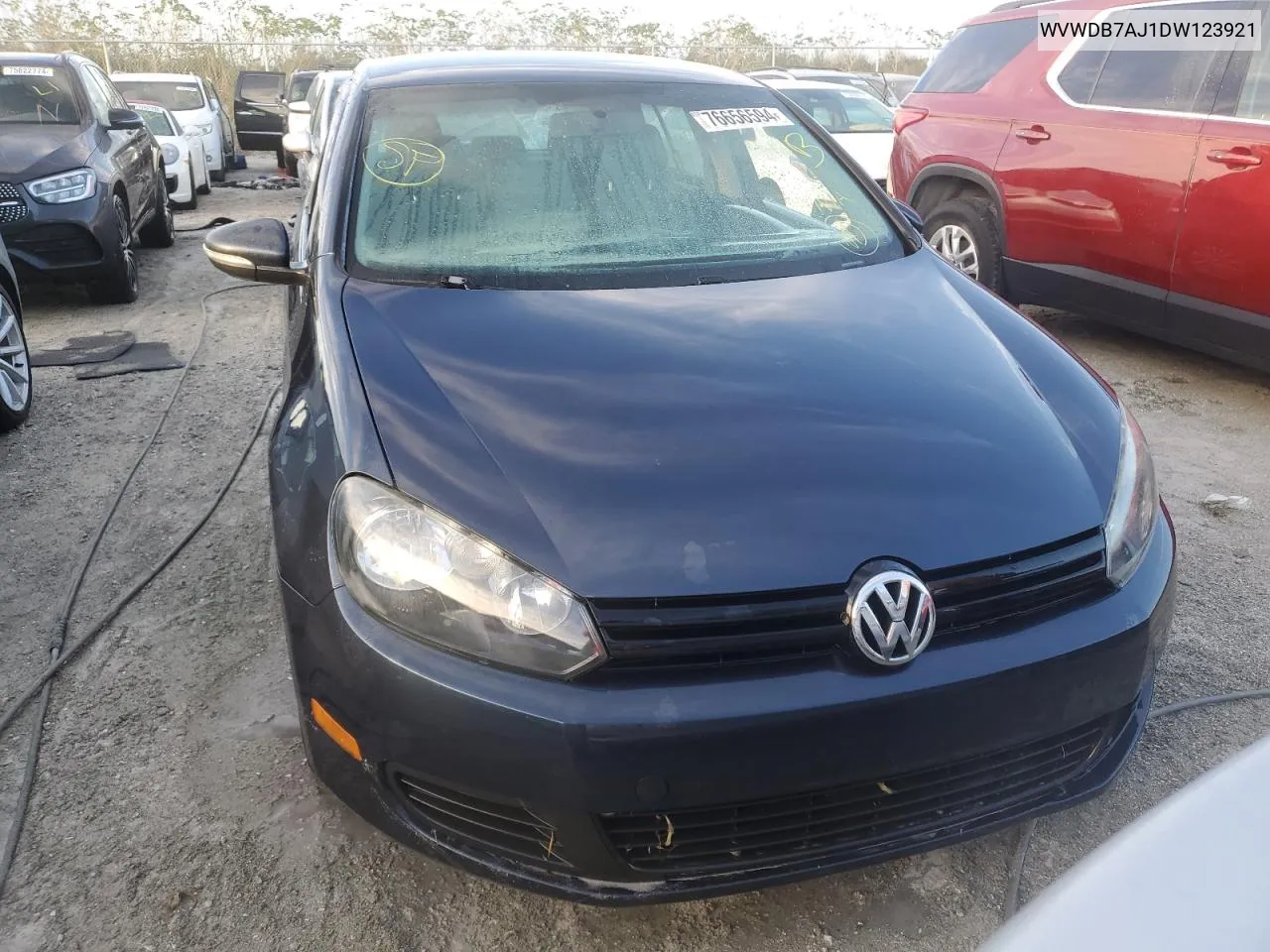 2013 Volkswagen Golf VIN: WVWDB7AJ1DW123921 Lot: 76656594