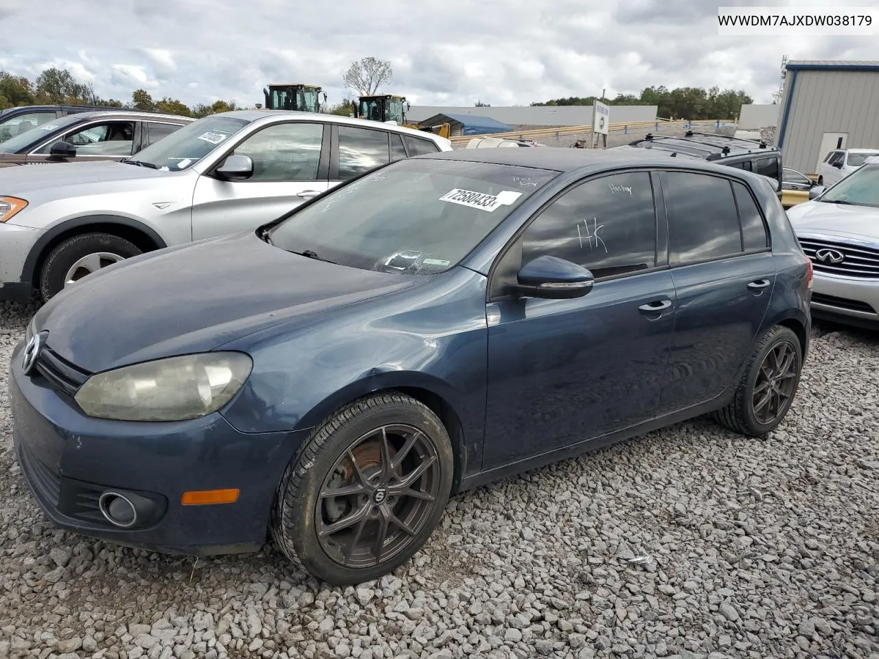 2013 Volkswagen Golf VIN: WVWDM7AJXDW038179 Lot: 77216694