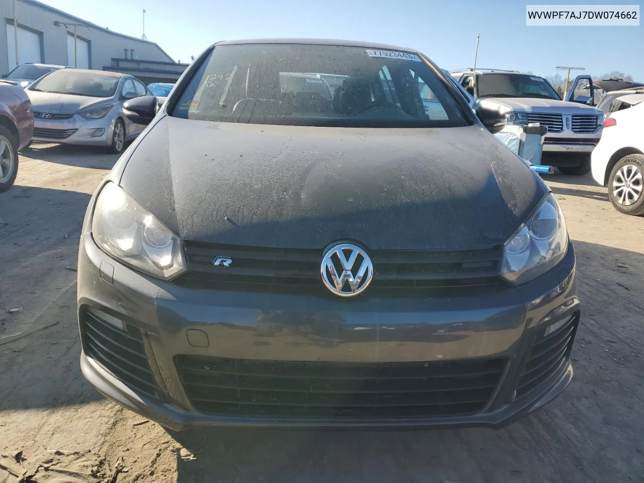 2013 Volkswagen Golf R VIN: WVWPF7AJ7DW074662 Lot: 77923443