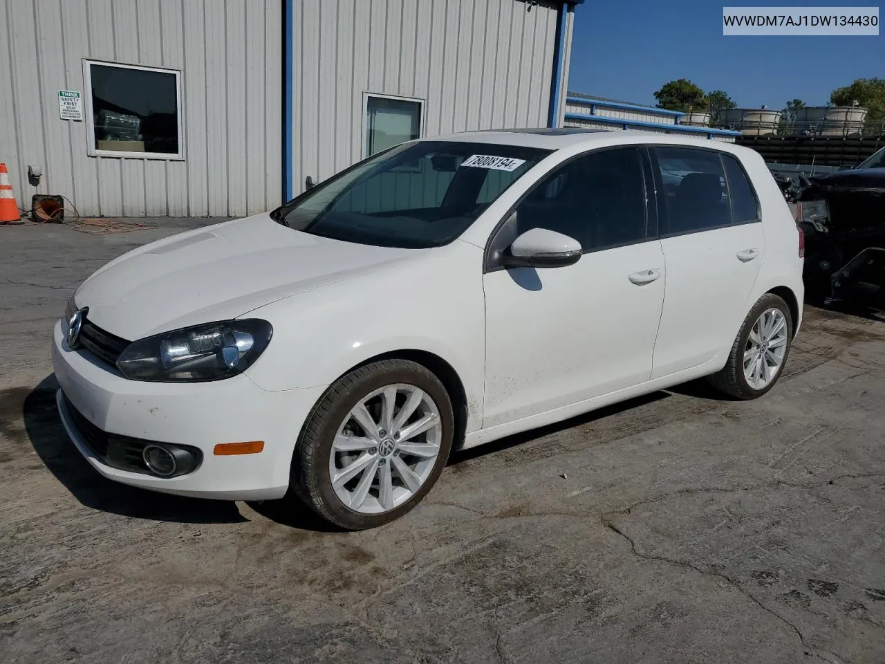 2013 Volkswagen Golf VIN: WVWDM7AJ1DW134430 Lot: 78008194