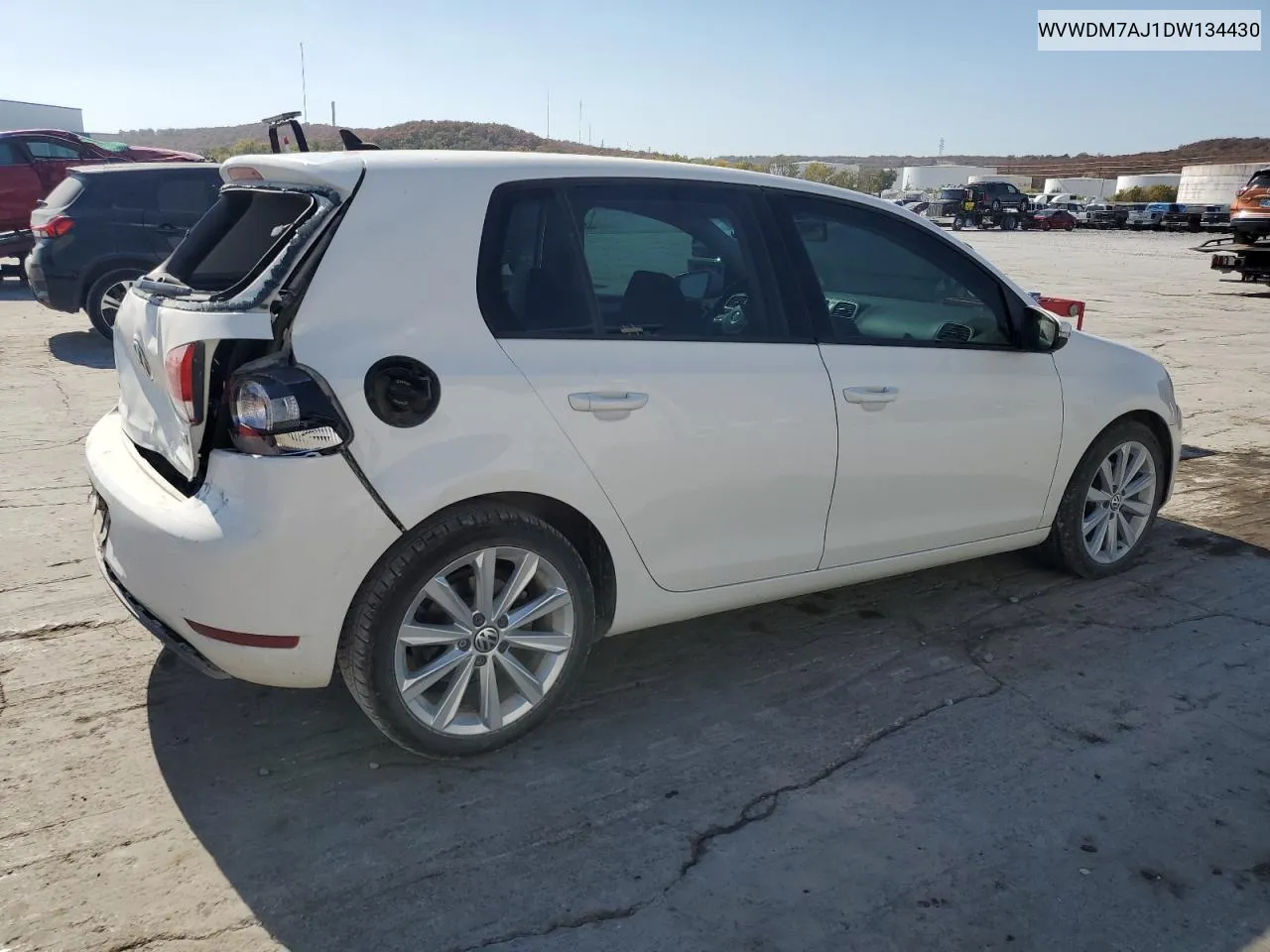 2013 Volkswagen Golf VIN: WVWDM7AJ1DW134430 Lot: 78008194