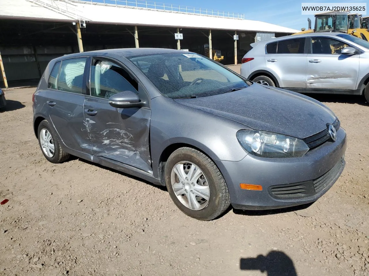 2013 Volkswagen Golf VIN: WVWDB7AJ2DW135625 Lot: 78248974