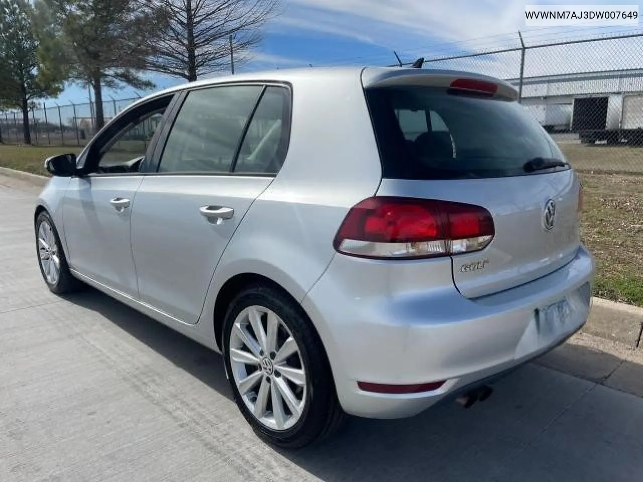 2013 Volkswagen Golf VIN: WVWNM7AJ3DW007649 Lot: 78308854