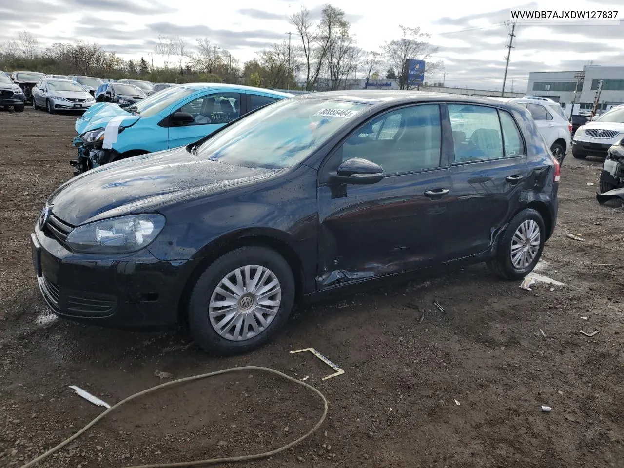 2013 Volkswagen Golf VIN: WVWDB7AJXDW127837 Lot: 80055464