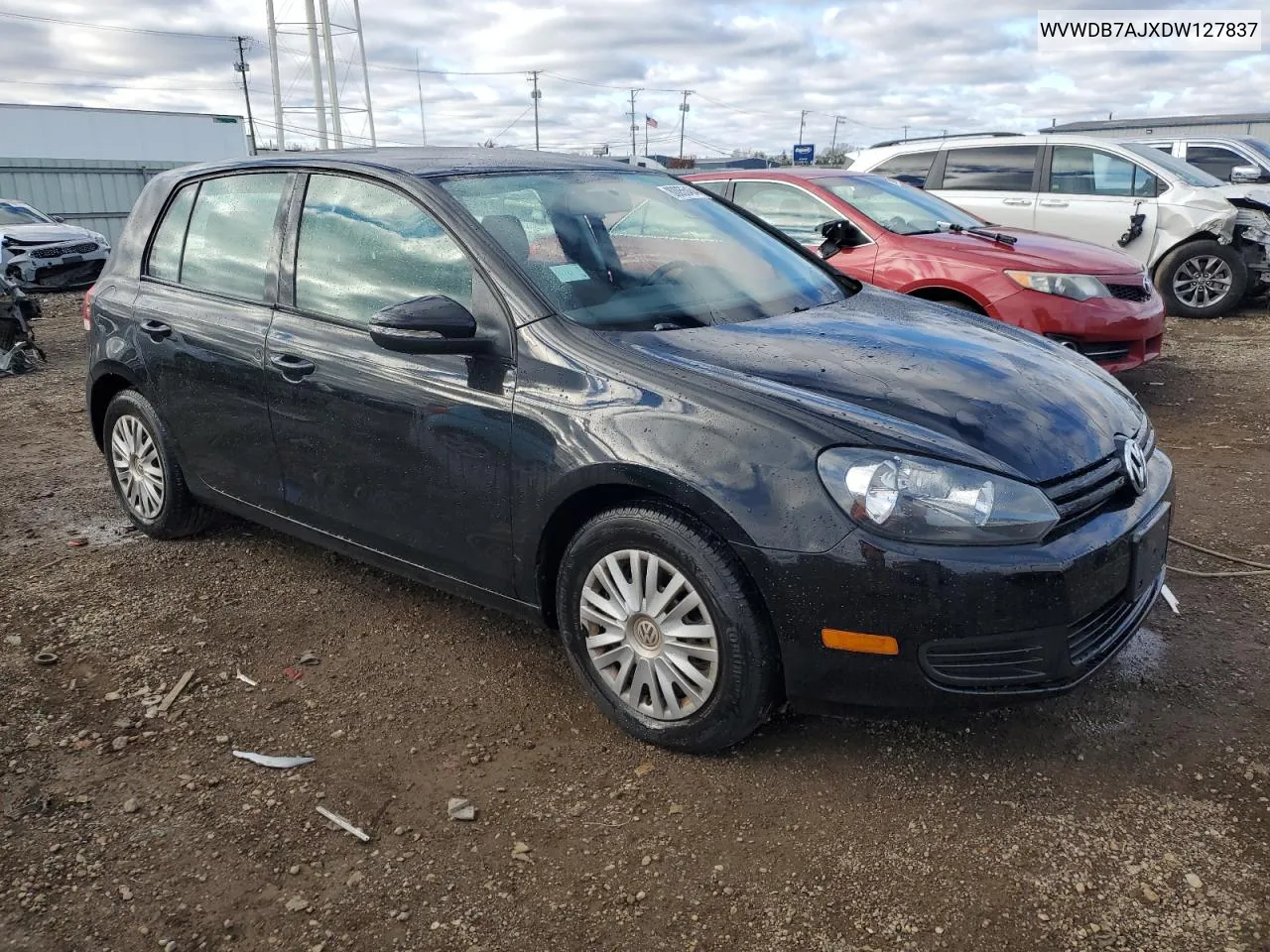 2013 Volkswagen Golf VIN: WVWDB7AJXDW127837 Lot: 80055464