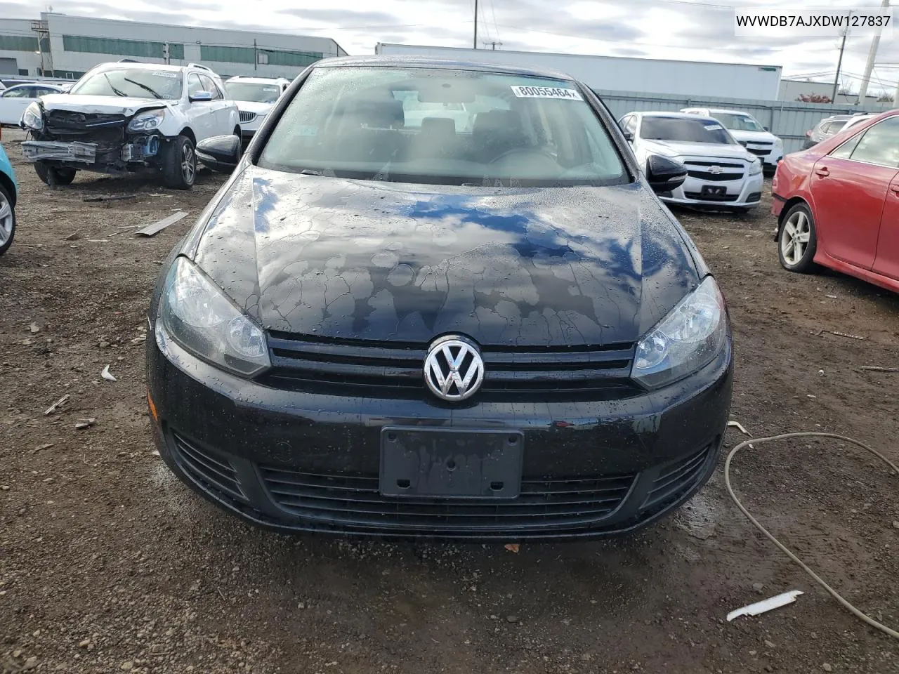 2013 Volkswagen Golf VIN: WVWDB7AJXDW127837 Lot: 80055464