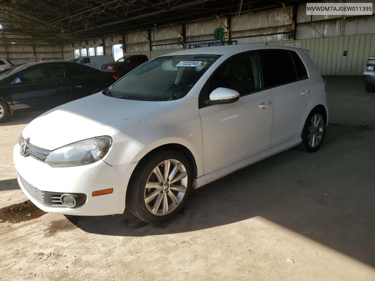 2014 Volkswagen Golf VIN: WVWDM7AJ0EW011395 Lot: 71323244