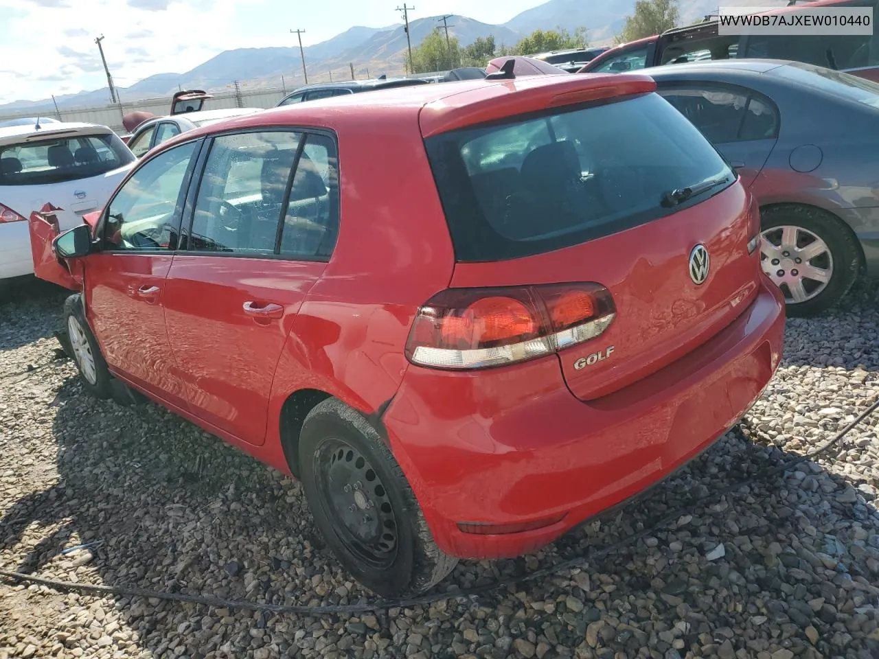 2014 Volkswagen Golf VIN: WVWDB7AJXEW010440 Lot: 72016874