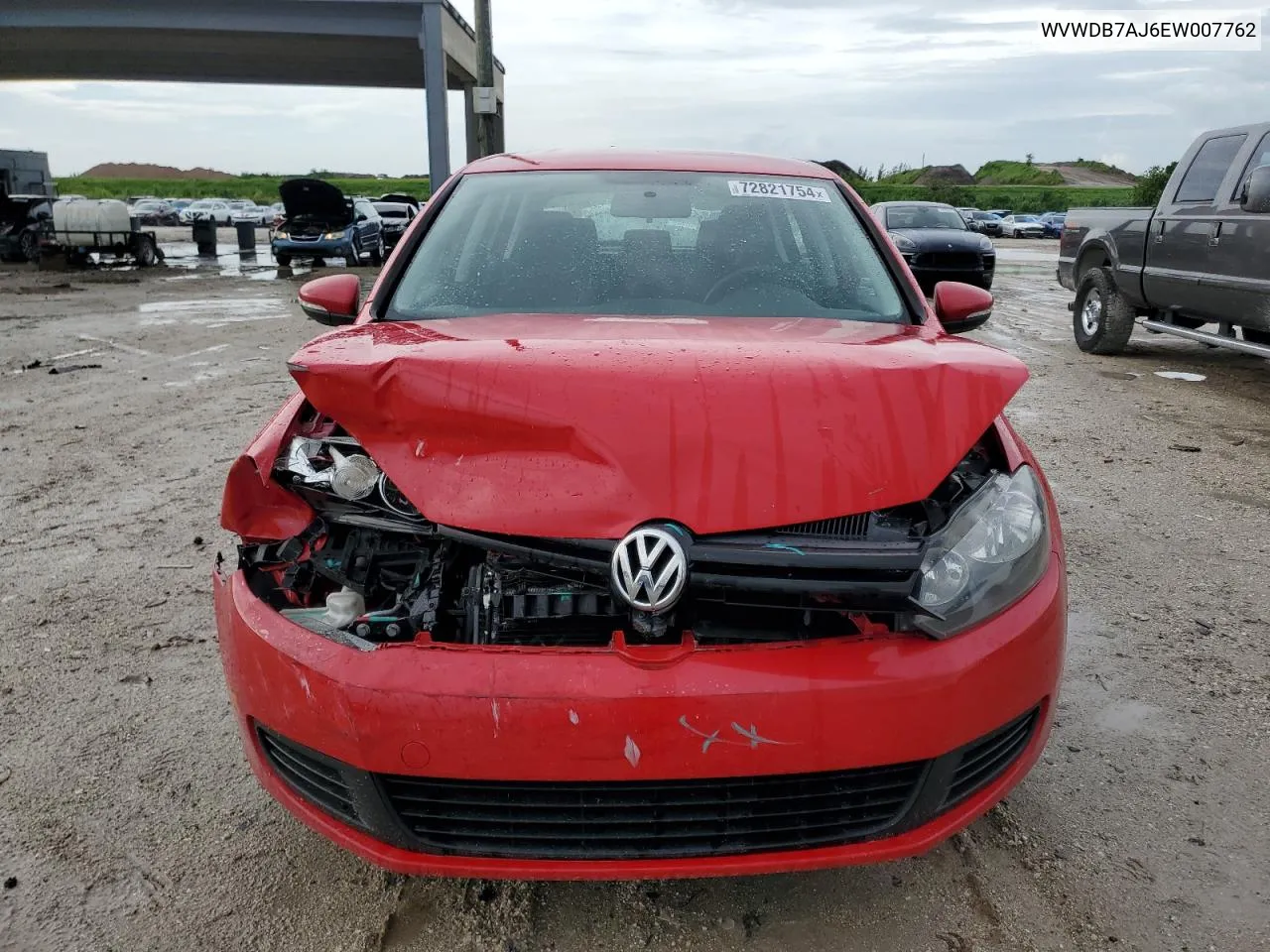 2014 Volkswagen Golf VIN: WVWDB7AJ6EW007762 Lot: 72821754