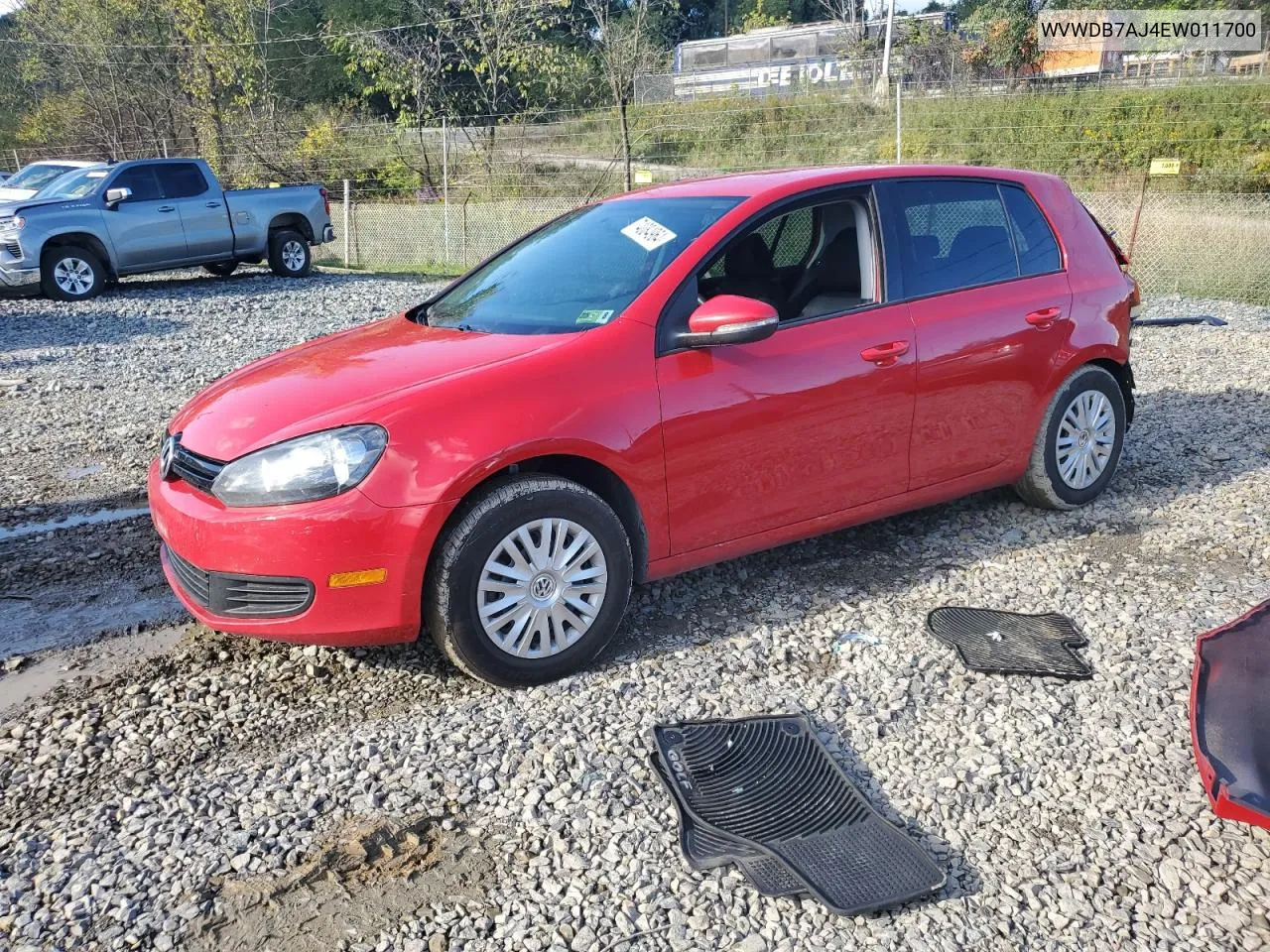 2014 Volkswagen Golf VIN: WVWDB7AJ4EW011700 Lot: 74084964