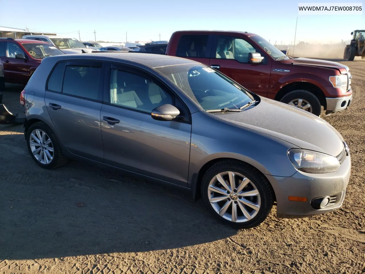 2014 Volkswagen Golf VIN: WVWDM7AJ7EW008705 Lot: 77225504