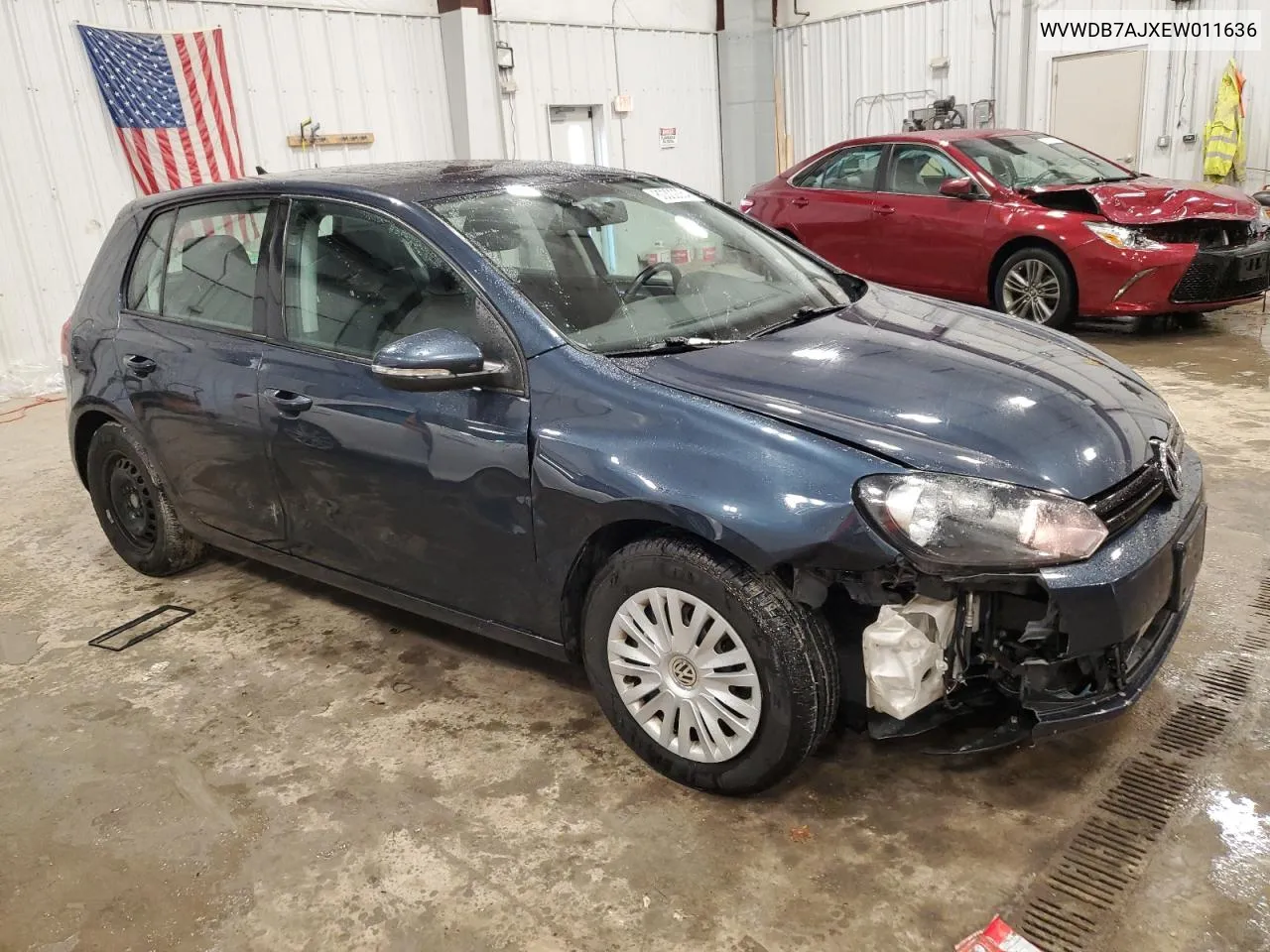 2014 Volkswagen Golf VIN: WVWDB7AJXEW011636 Lot: 80302354