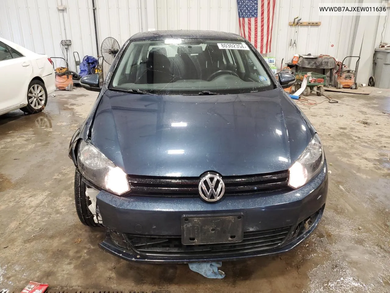 2014 Volkswagen Golf VIN: WVWDB7AJXEW011636 Lot: 80302354