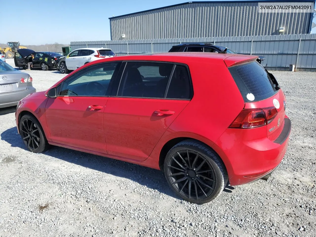 2015 Volkswagen Golf Tdi VIN: 3VW2A7AU2FM042091 Lot: 43171674