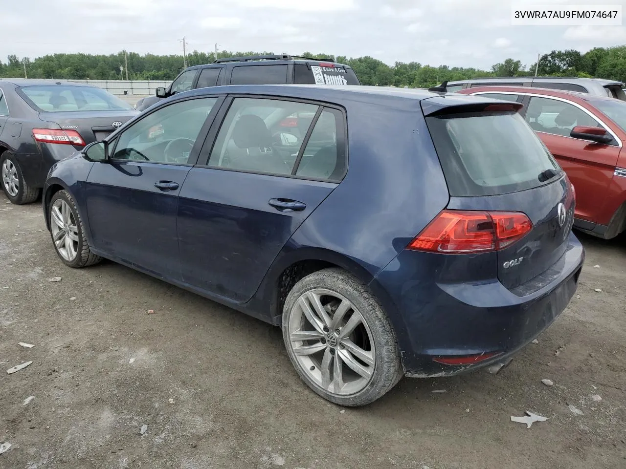 2015 Volkswagen Golf Tdi VIN: 3VWRA7AU9FM074647 Lot: 55762704