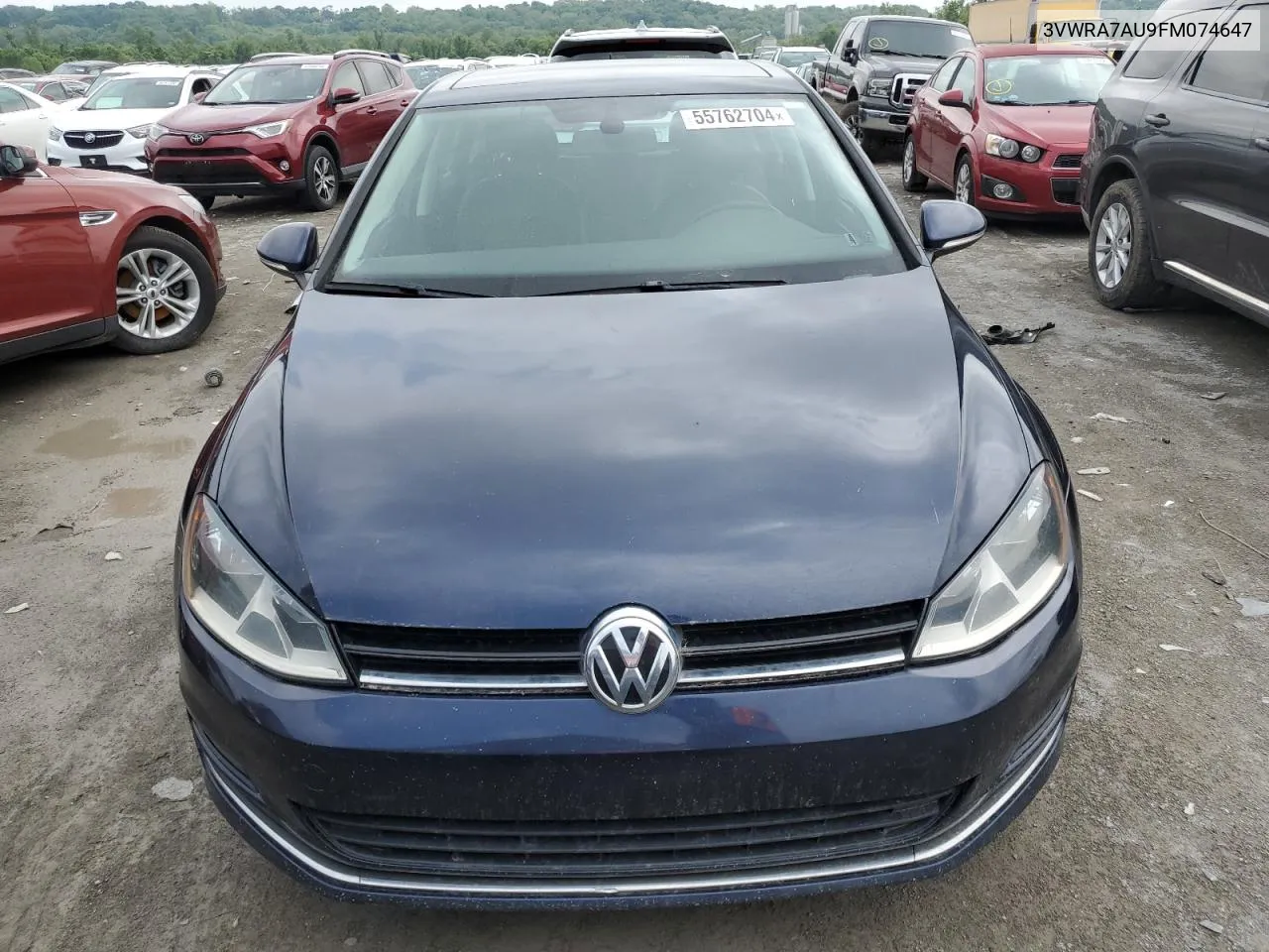 2015 Volkswagen Golf Tdi VIN: 3VWRA7AU9FM074647 Lot: 55762704