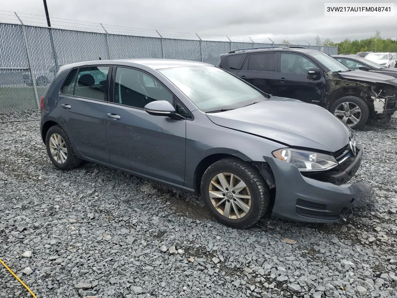 3VW217AU1FM048741 2015 Volkswagen Golf