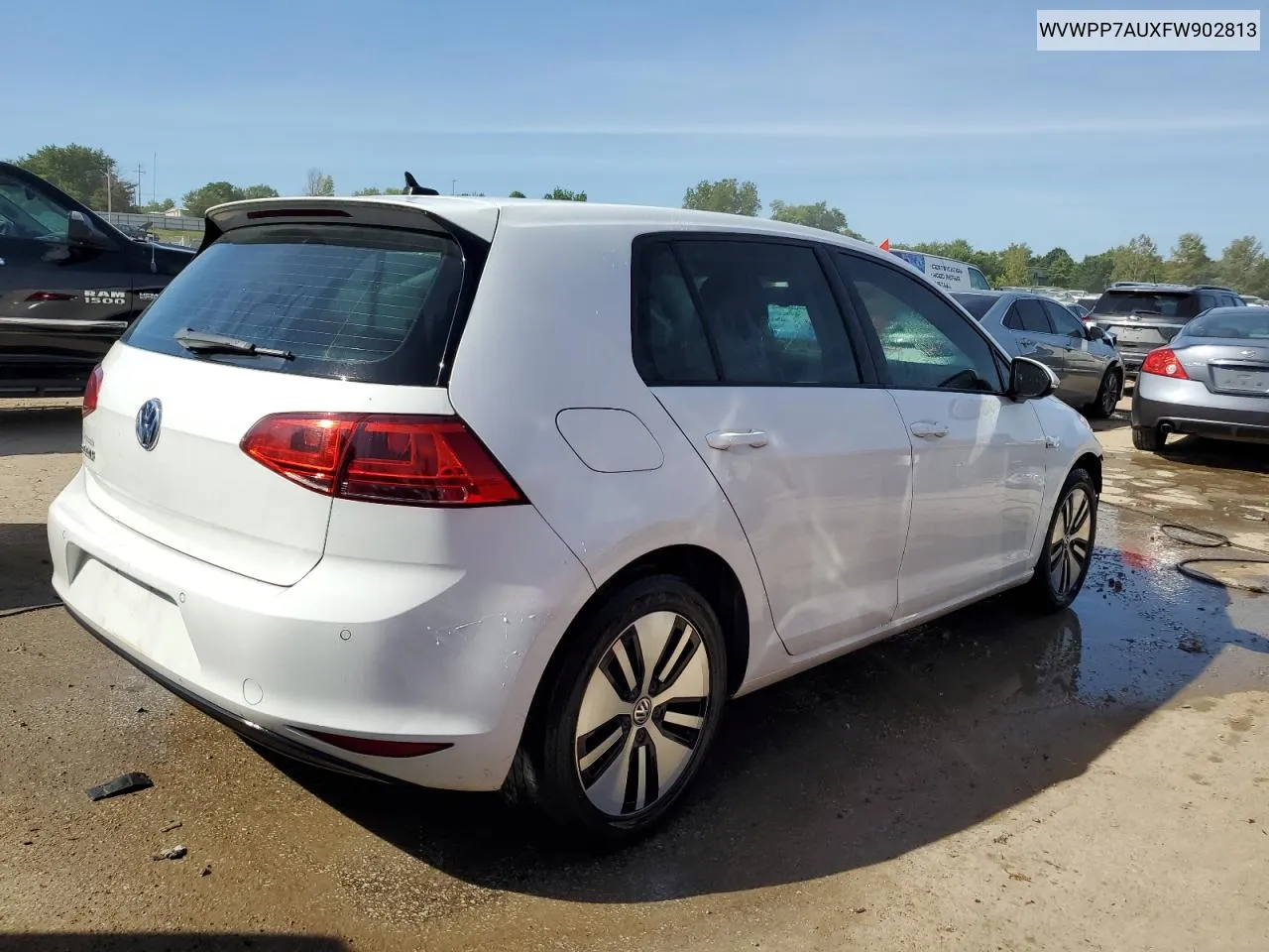 WVWPP7AUXFW902813 2015 Volkswagen E-Golf Sel Premium