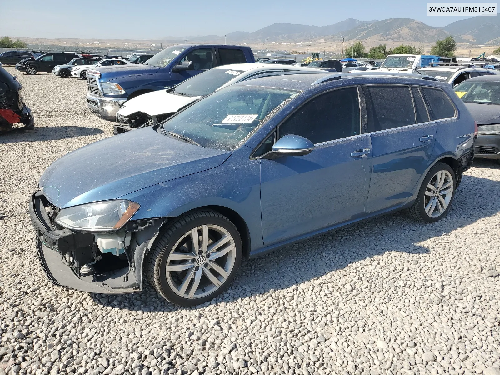 3VWCA7AU1FM516407 2015 Volkswagen Golf Sportwagen Tdi S