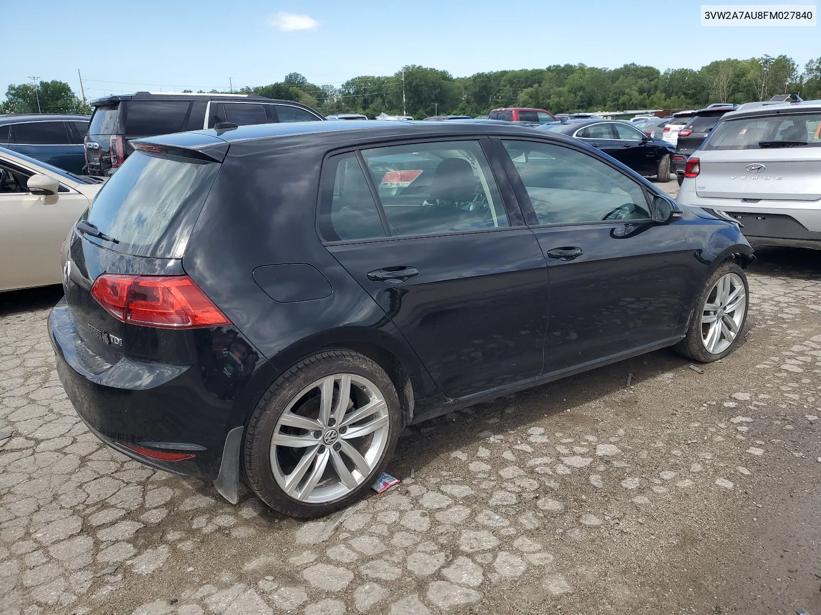 2015 Volkswagen Golf Tdi VIN: 3VW2A7AU8FM027840 Lot: 65348704