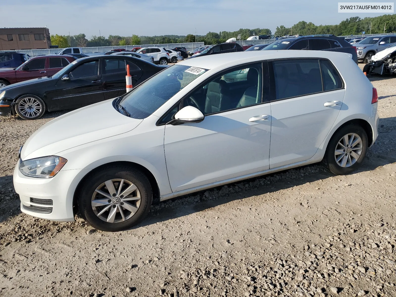 2015 Volkswagen Golf VIN: 3VW217AU5FM014012 Lot: 65687614