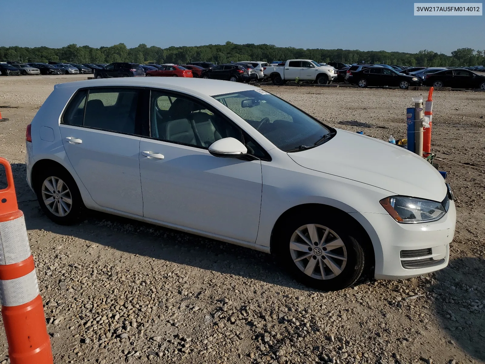 2015 Volkswagen Golf VIN: 3VW217AU5FM014012 Lot: 65687614