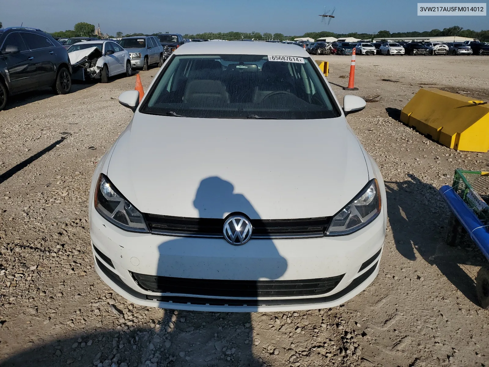 2015 Volkswagen Golf VIN: 3VW217AU5FM014012 Lot: 65687614