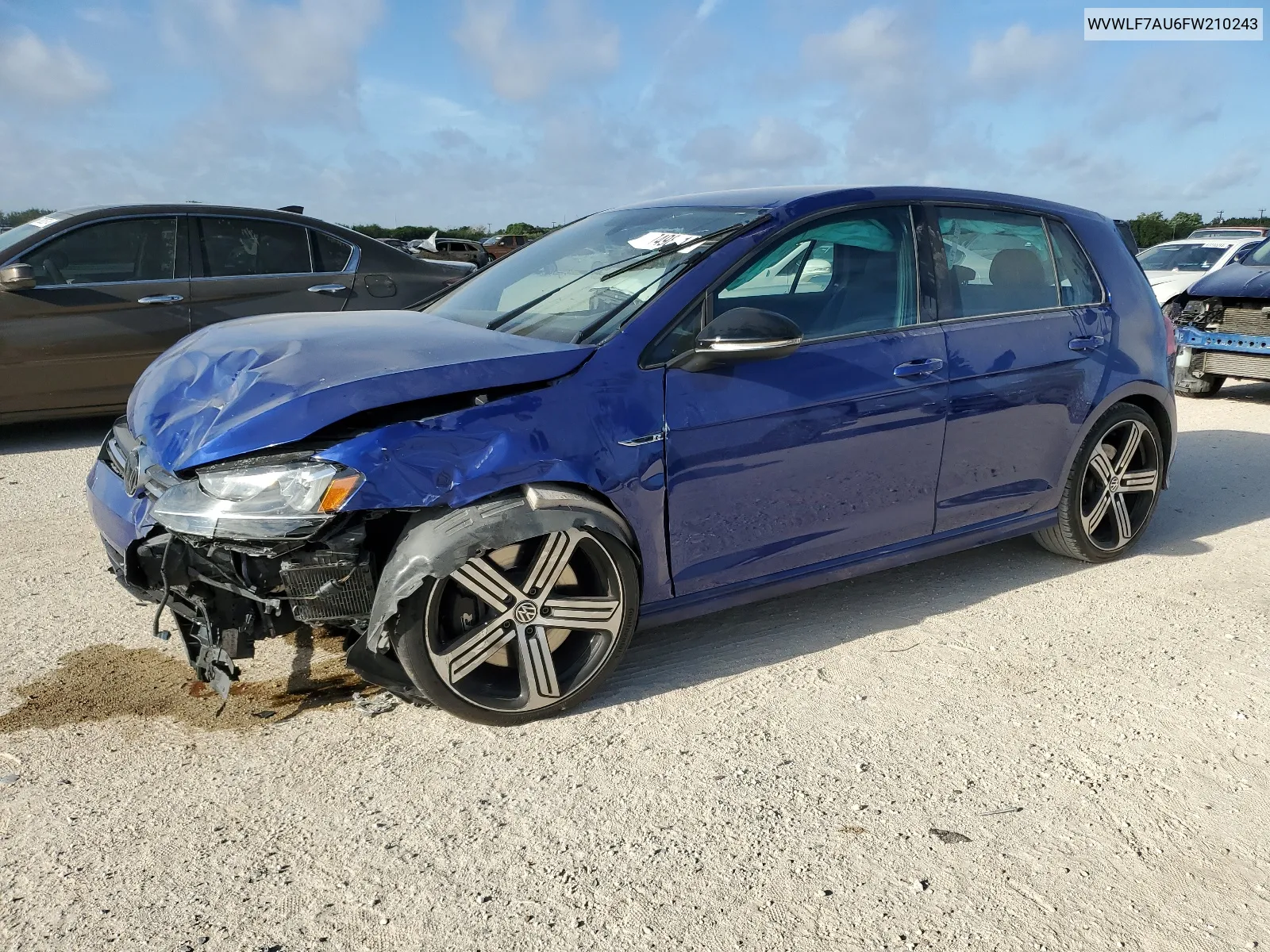 2015 Volkswagen Golf R VIN: WVWLF7AU6FW210243 Lot: 67498214