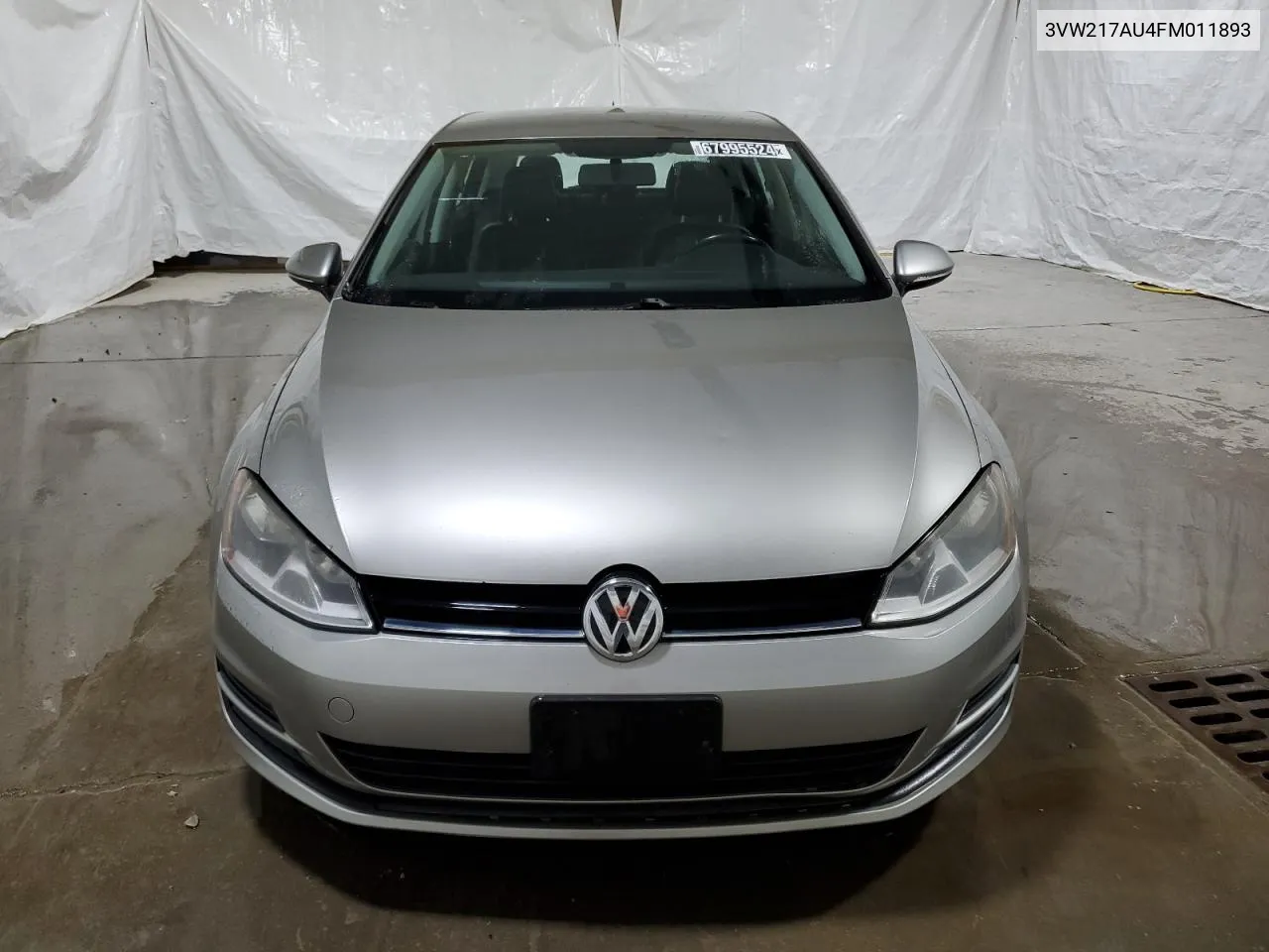 2015 Volkswagen Golf VIN: 3VW217AU4FM011893 Lot: 67995524