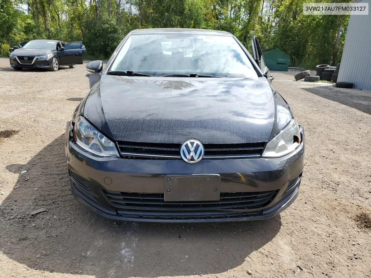 2015 Volkswagen Golf VIN: 3VW217AU7FM033127 Lot: 69557644