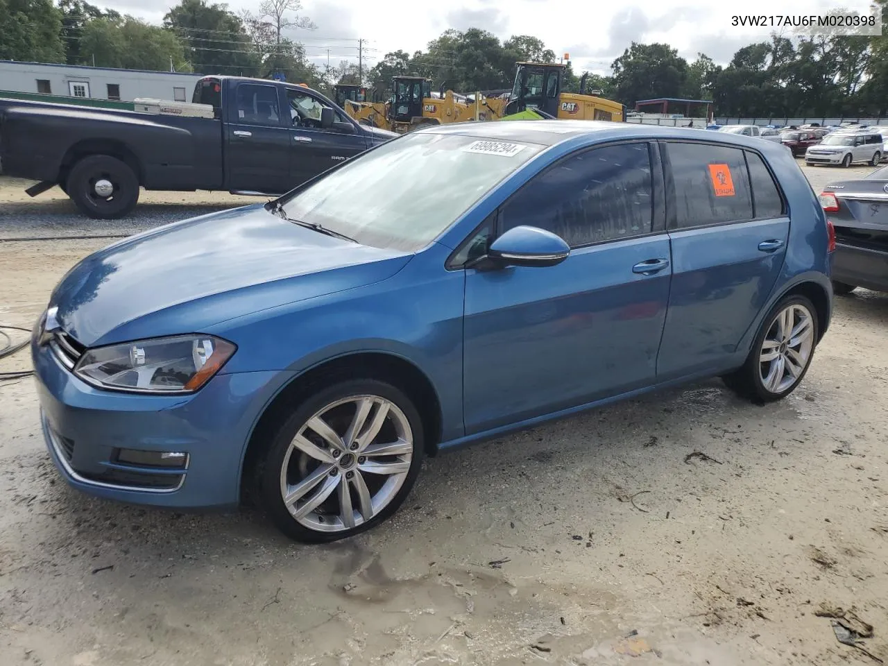 2015 Volkswagen Golf VIN: 3VW217AU6FM020398 Lot: 69985294