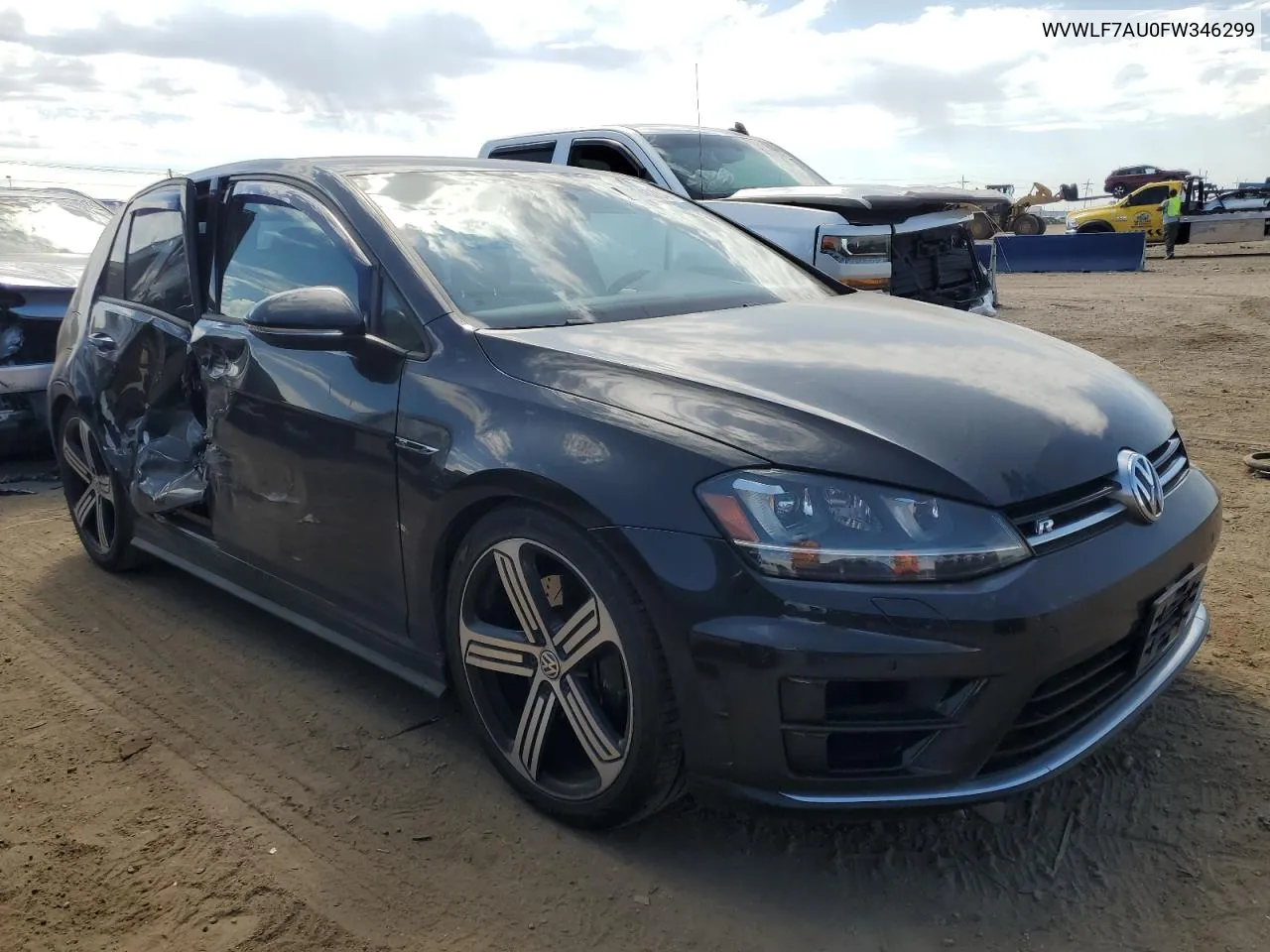 WVWLF7AU0FW346299 2015 Volkswagen Golf R